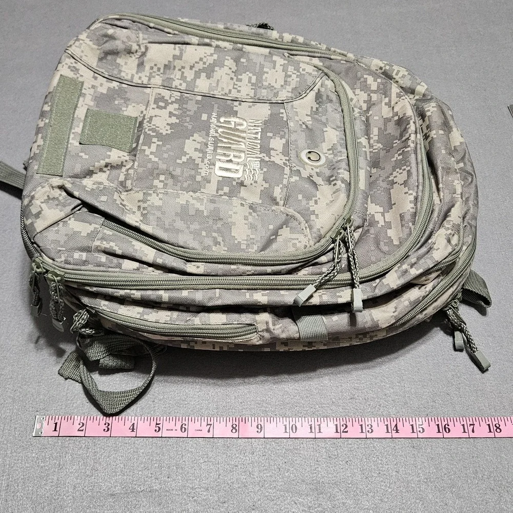 National Guard Tactical Camo Back Pack Camping‎ Hiking Bag Multi Pocket Tactical